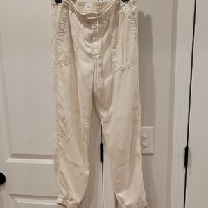 GAP Cream Track Pants